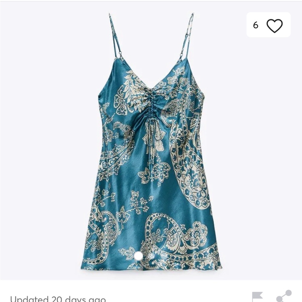 Satin cocktail dress